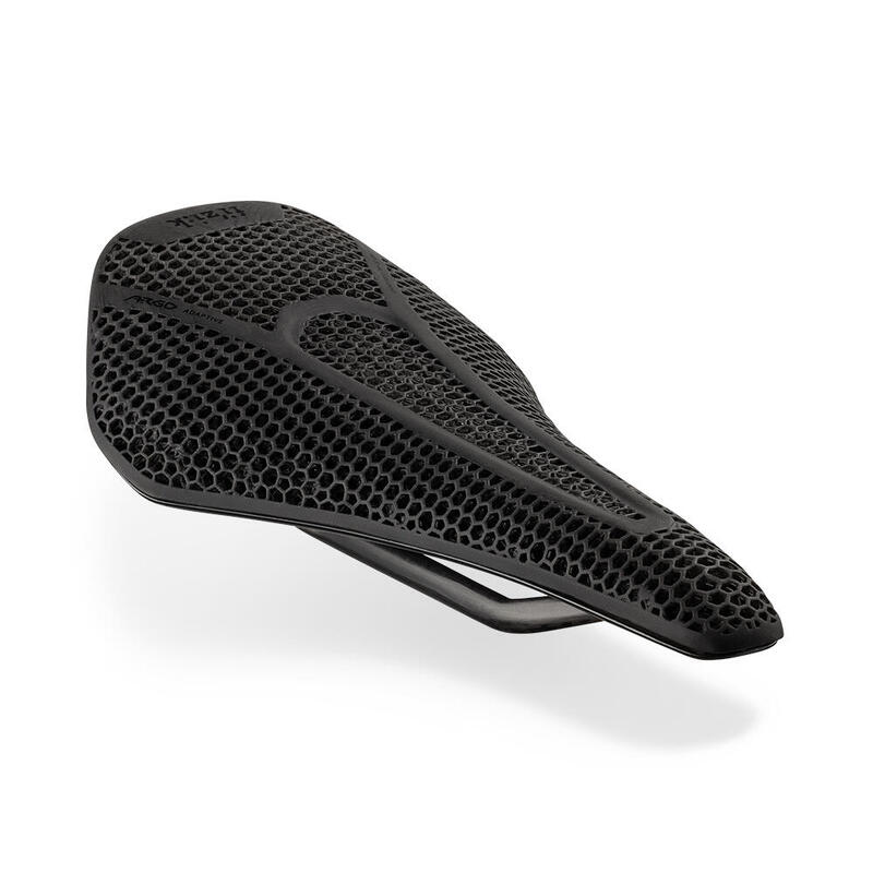 Vento Argo 00 Adaptive 3D-Printed Short-Full Carbon Saddle 140mm - Black