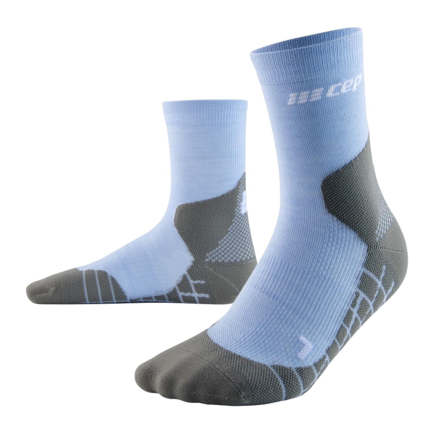 CEP Hiking Light Merino Mid-Cut Compressie - Lichtblauw - Dames (34/37) 3/4