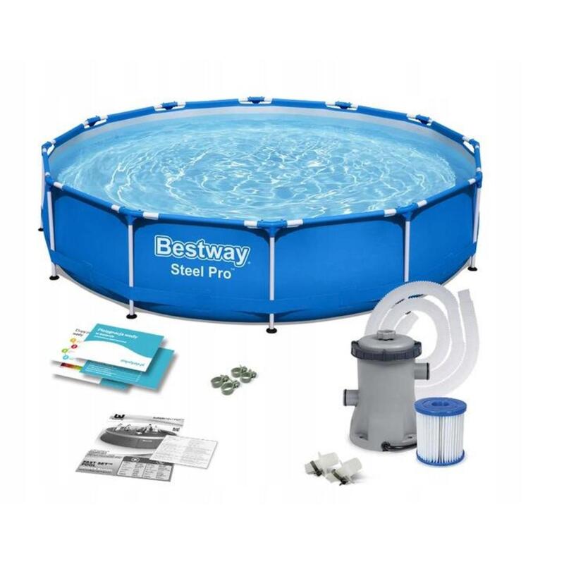 Conjunto de Piscina Desmontável Steel Pro™ de 3,66 m x 76 cm