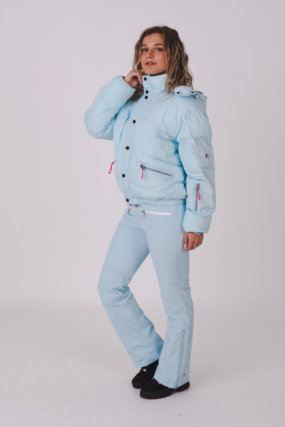 Ice Blue Chic Puffer Jacket 5/5