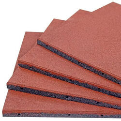 Suelo de gimnasio. Loseta de caucho(C1) Pack 20. 1x1x40mm (ROJO)