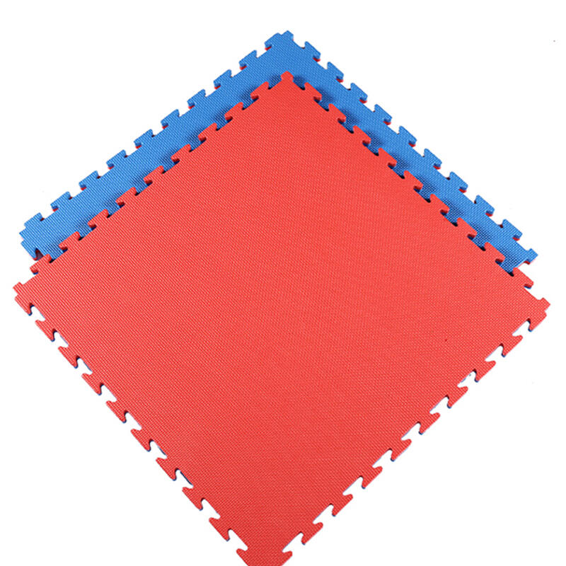 Tatami puzzle homologado WKF en color rojo/azul reversible