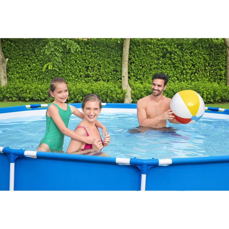 Piscina Desmontable Tubular Bestway Steel Pro 366x76 cm con Depuradora Cartucho