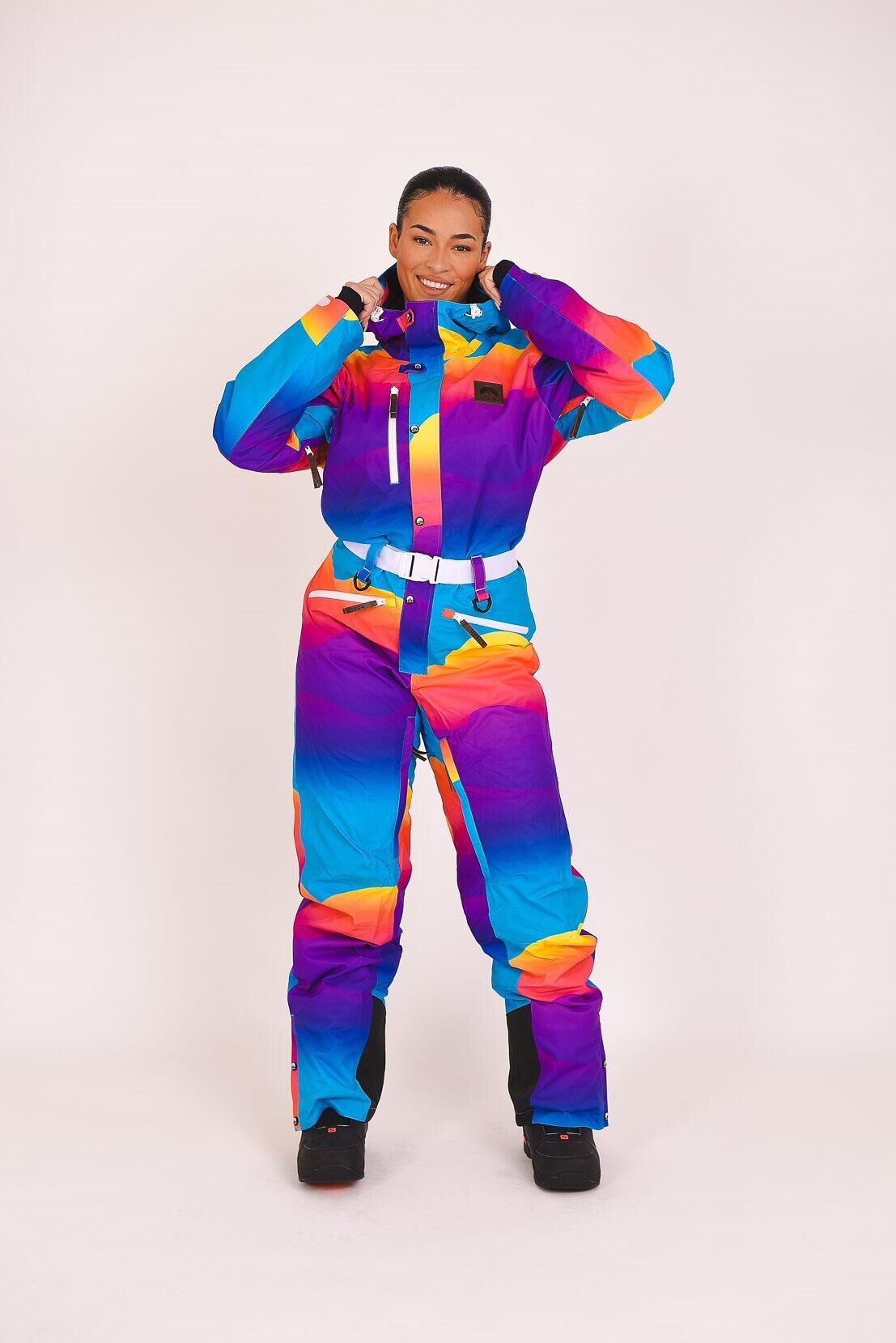 OOSC Rainbow Road Ski Suit Curved Fit - Women