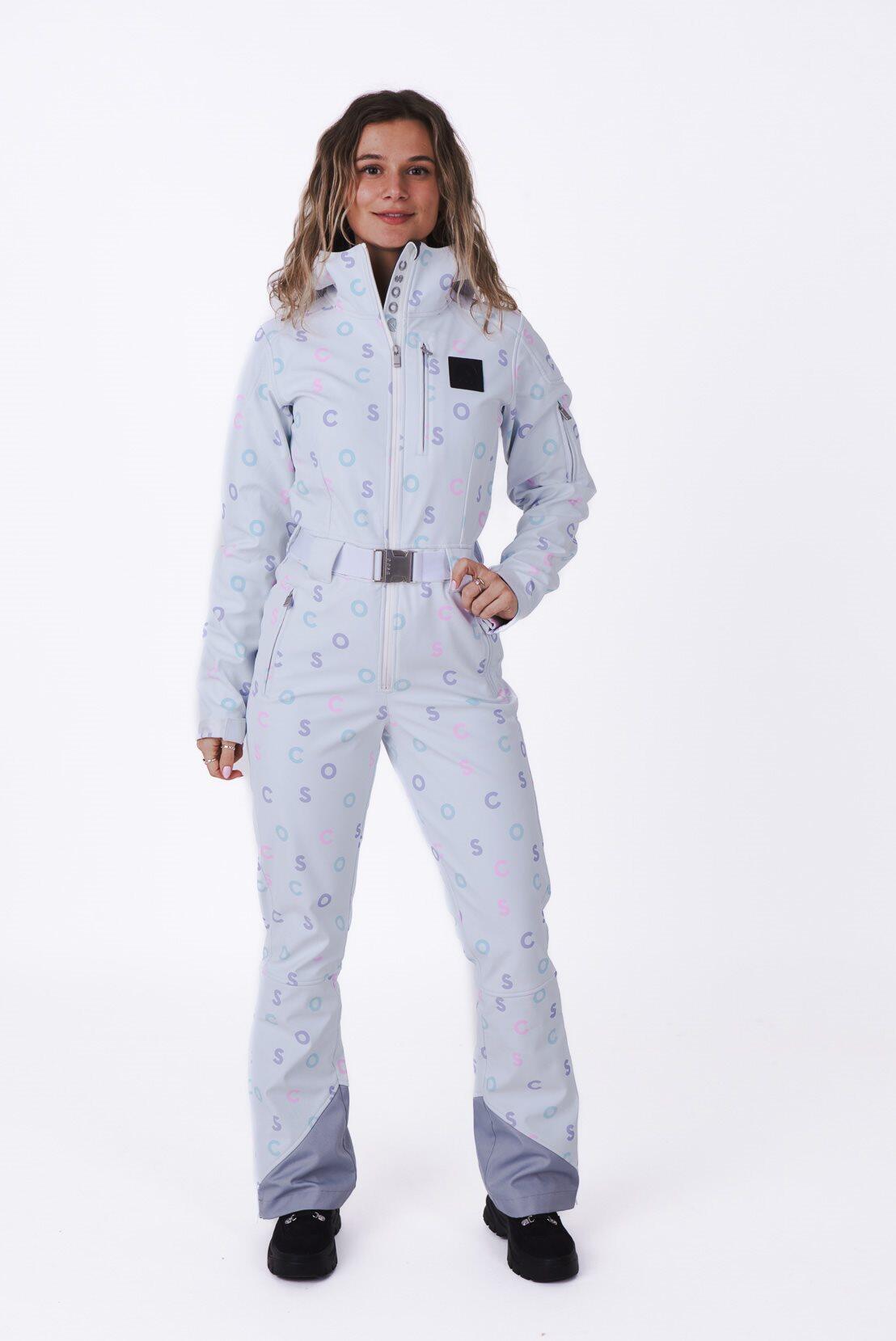 OOSC White OOSC Print Chic Ski Suit