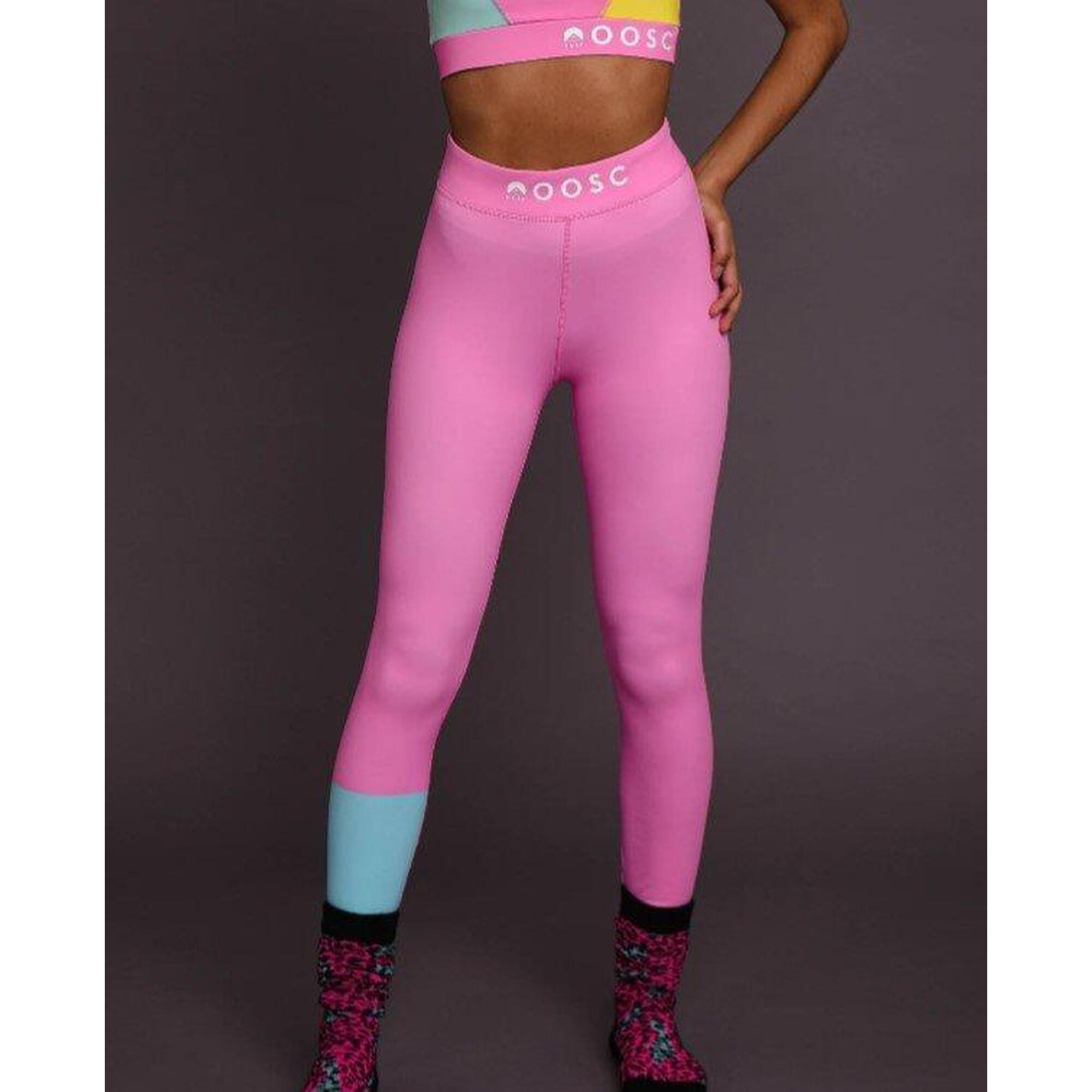 Oosc - So Fetch Legging De Base Pour Femme - Sous Vêtement Bas - Multicolore|rose|violet - Grand - Decathlon