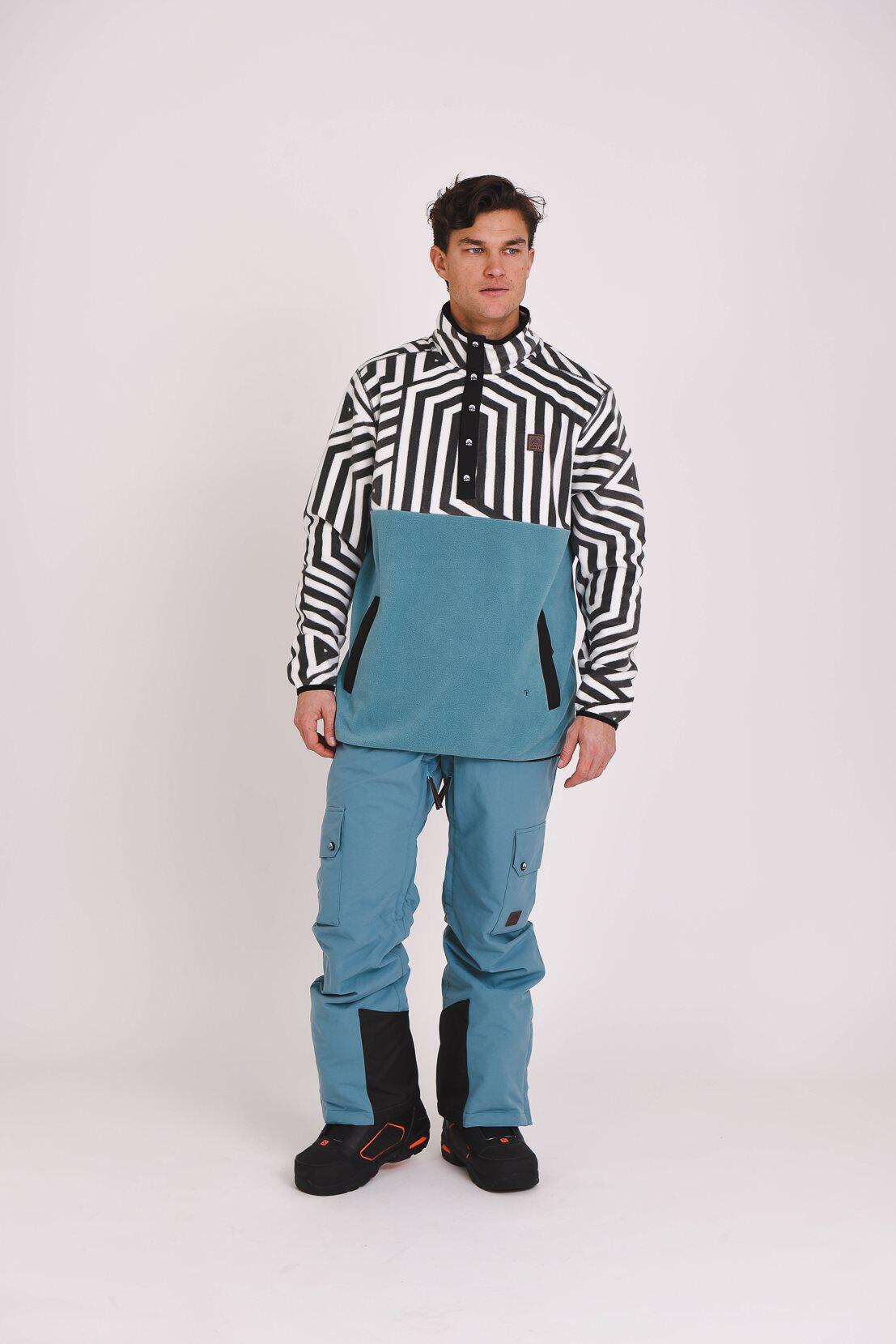 Pile Fall Line verde acqua 4/5