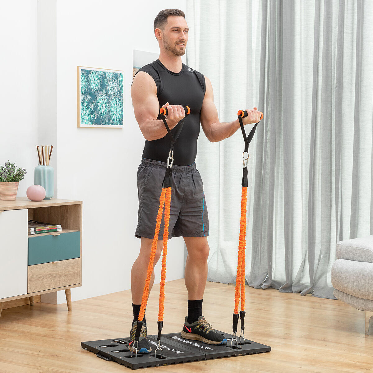 Pack Sistema de Entrenamiento Portátil y Chaleco Deportivo Sauna InnovaGoods 5/5