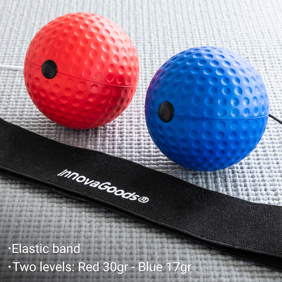 Conjunto de Bolas de Treino e Reflexos InnovaGoods Preto 4/7