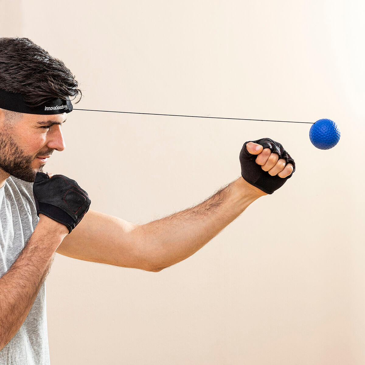 Conjunto de Bolas de Treino e Reflexos InnovaGoods Preto 2/7