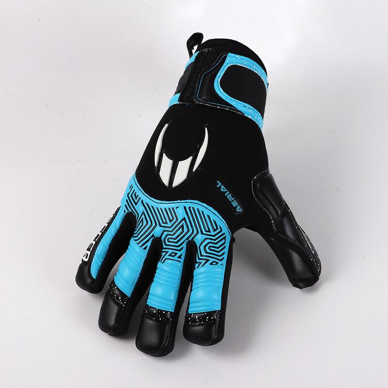 Gants de Gardien de But de Football Aerial NG Bleu Shadow