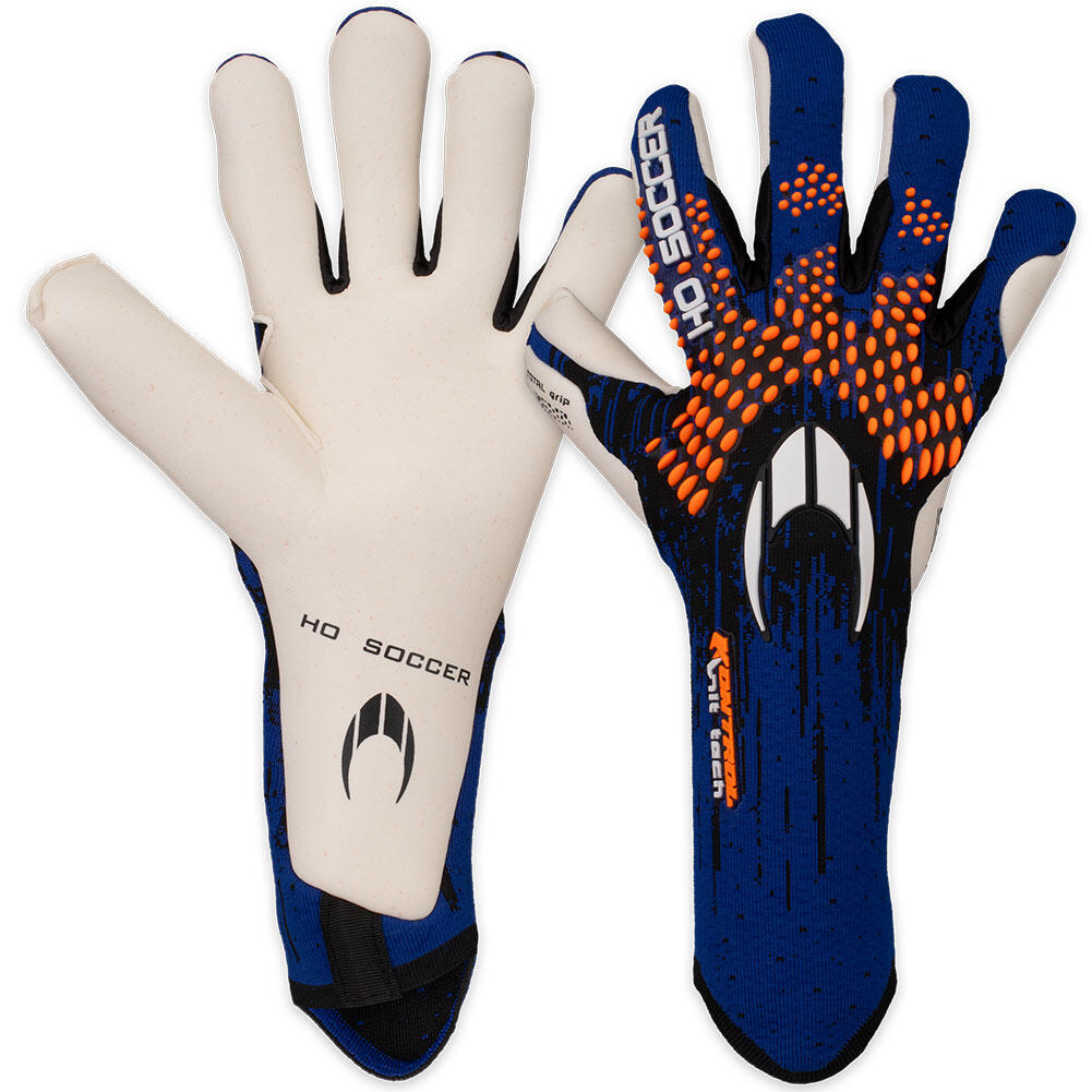 HO Soccer Kontrol Knit Tech Aqua Junior Goalkeeper Gloves 1/4