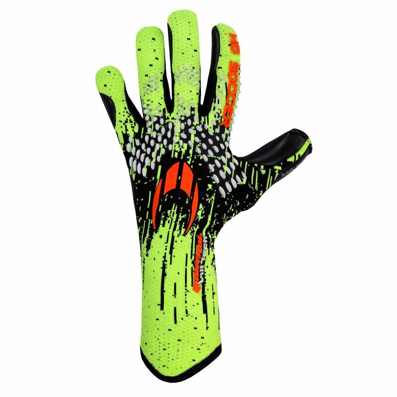 Rękawice bramkarskie do piłki nożnej SSG Kontrol Knit Tech Lime
