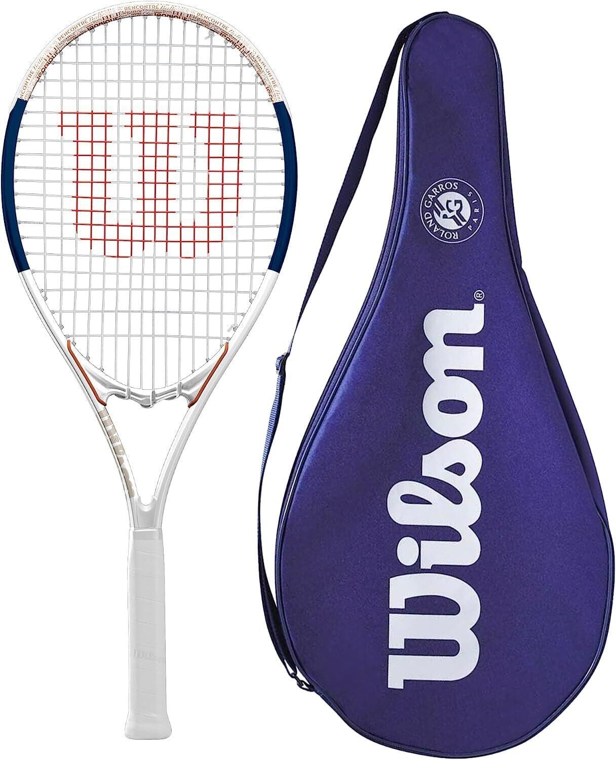 WILSON Wilson Roland Garros Elite Tennis Racket, inc Garros Cover