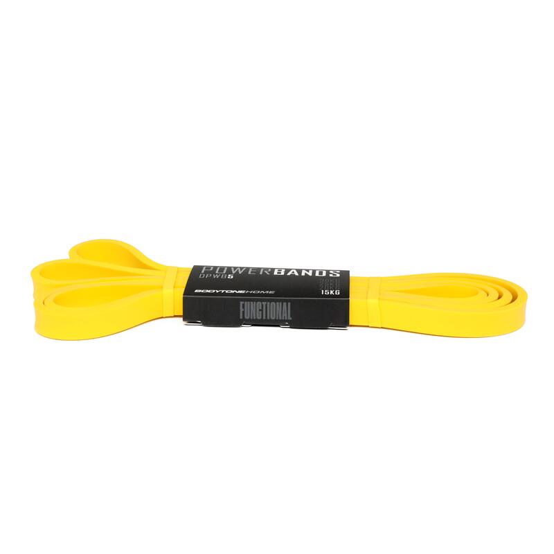 Power band basse intensité jaune 15KG Bodytone