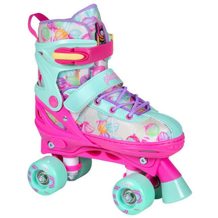 Playlife Roller Skates Lollipop, taille réglable, pour enfants, roues 54mm/80A