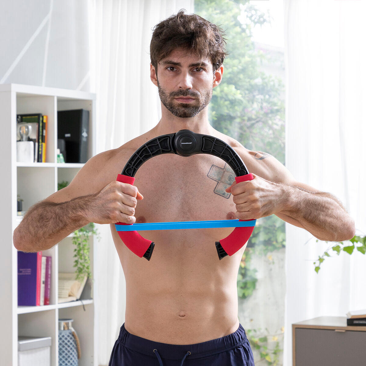 Appareil de Musculation pour Bras Réglable avec Résistance et Guide d´Exercices 3/5