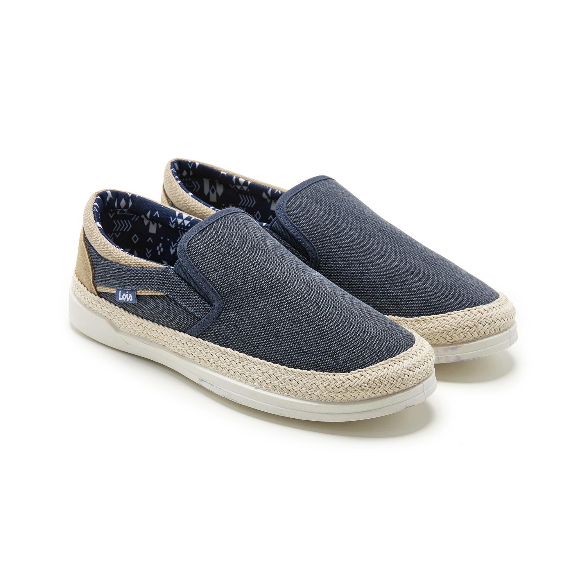 Zapatillas Deportivas Caminar Hombre Lois 61336 Azul marino sin Cordones Decathlon