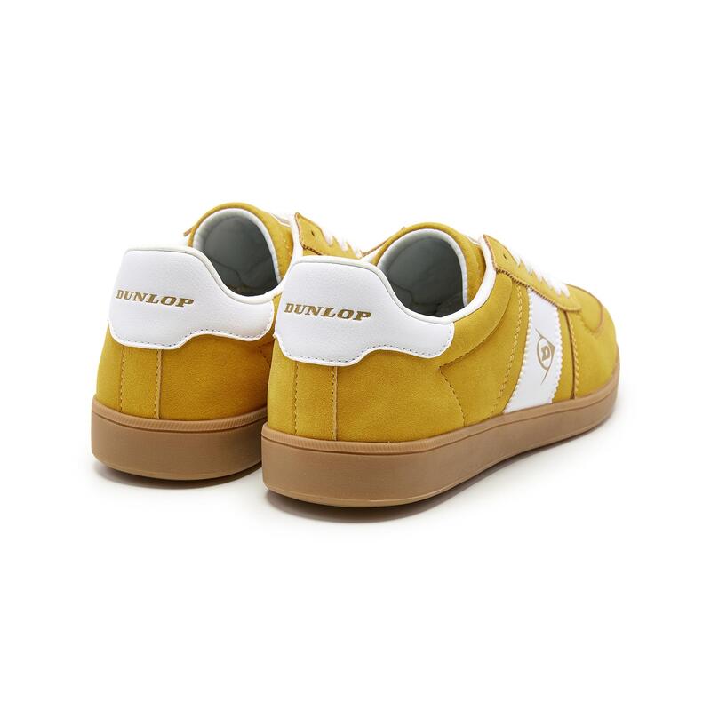 Zapatillas Deportivas Caminar Hombre Dunlop 35960 Amarillas con Cordones