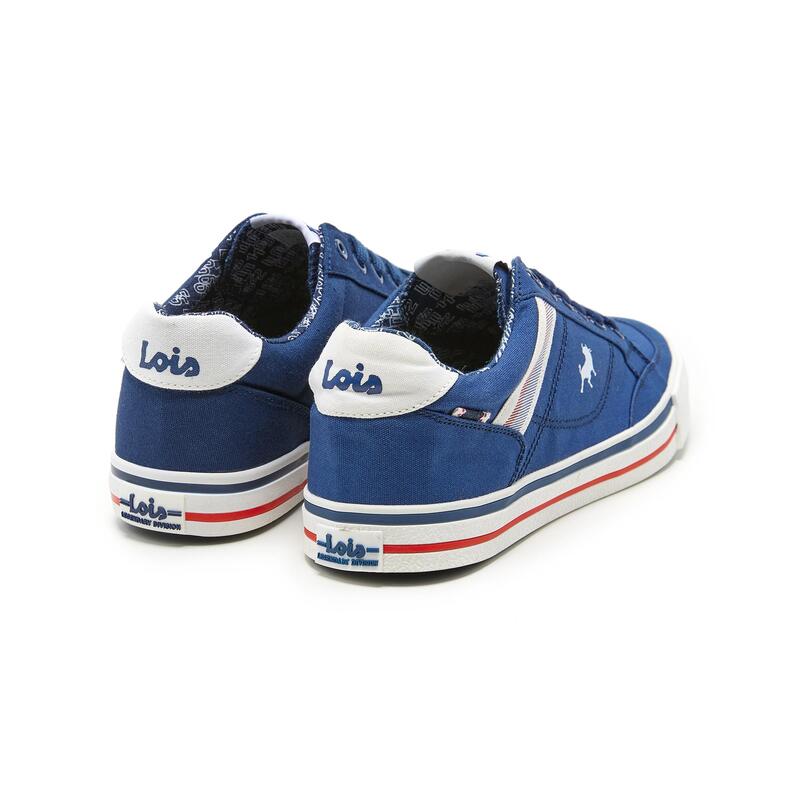 Zapatillas Deportivas Caminar Hombre Lois 61300 Azul marino con Cordones