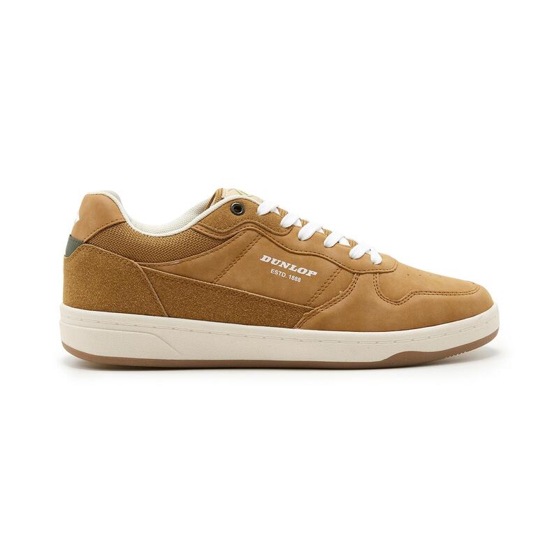 Zapatillas Deportivas Caminar Hombre Dunlop 35956 Beige con Cordones