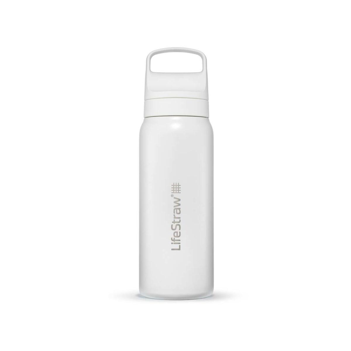 LIFESTRAW Waterfilterfles Go 2.0 RVS geïsoleerd 1 liter - Wit