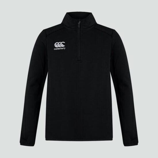 Jumper kids quarter zip midlayer training top junior black