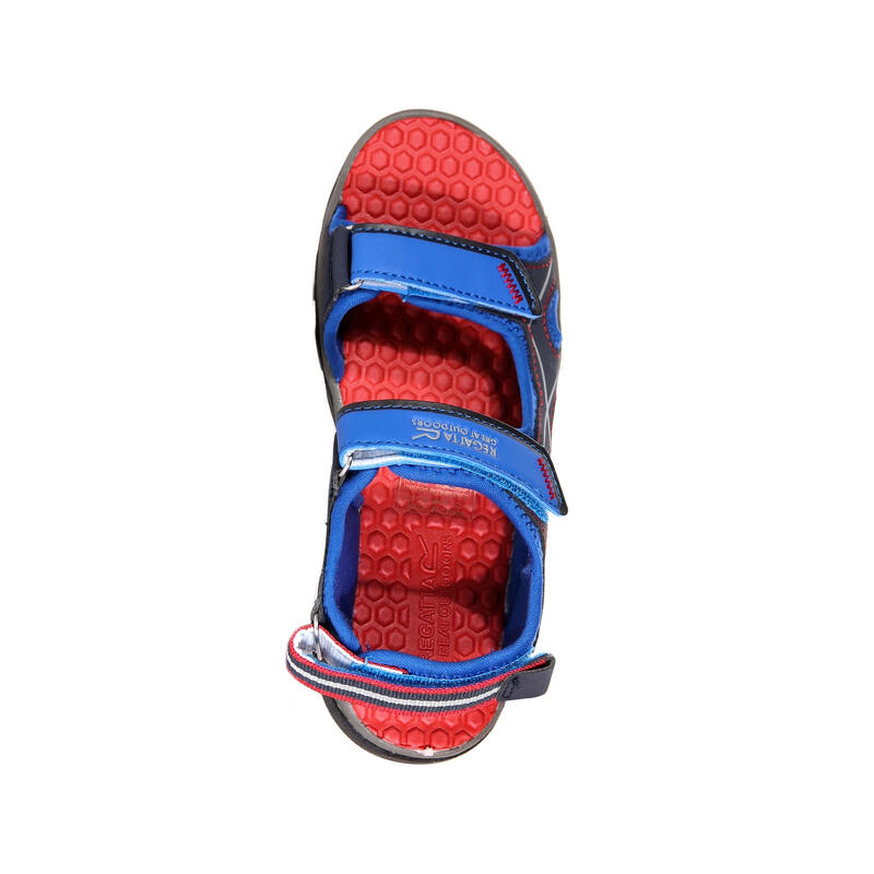 Sandales KOTA DRIFT Garçons (Bleu/rouge)