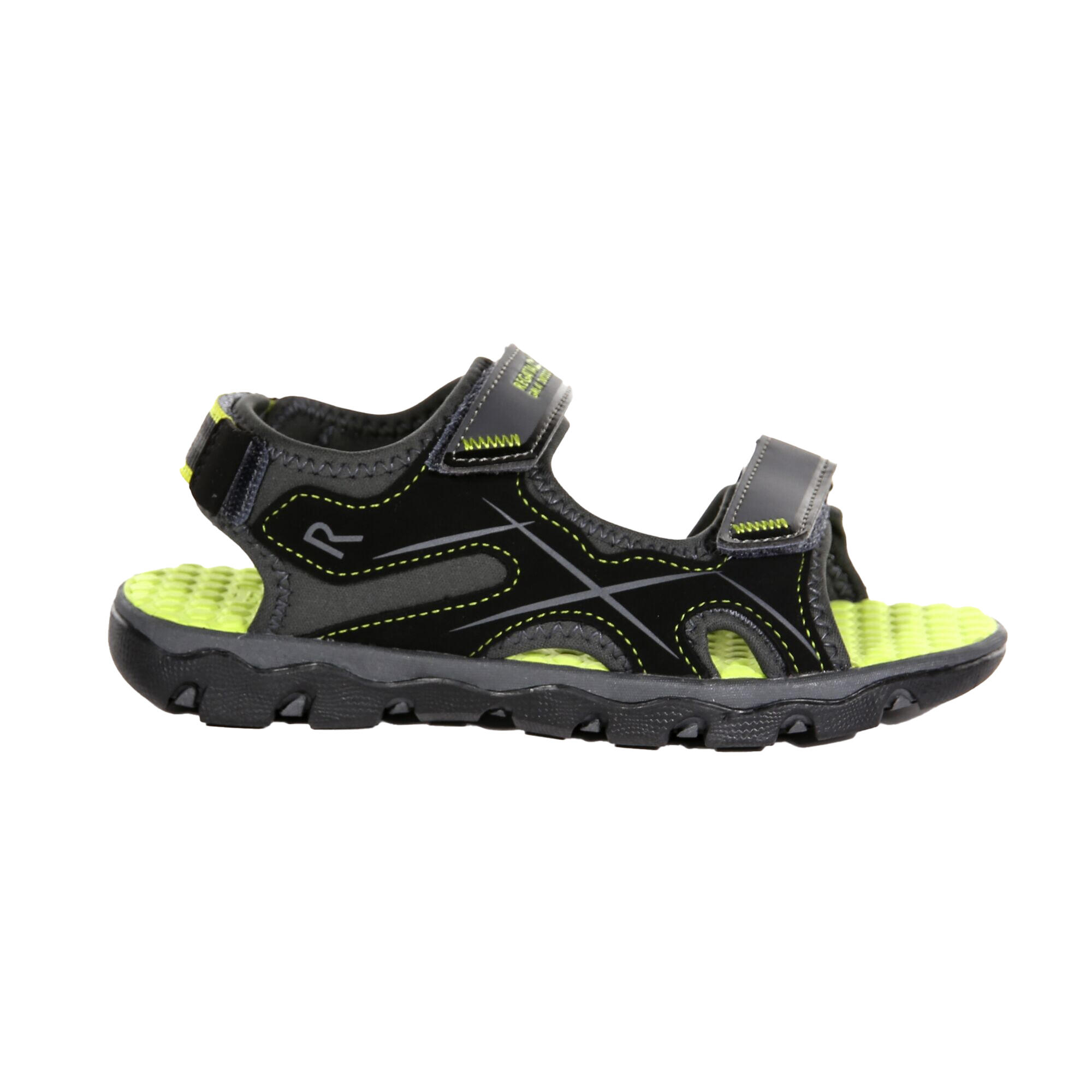 Boys' KOTA DRIFT sandals (Grey/light green)