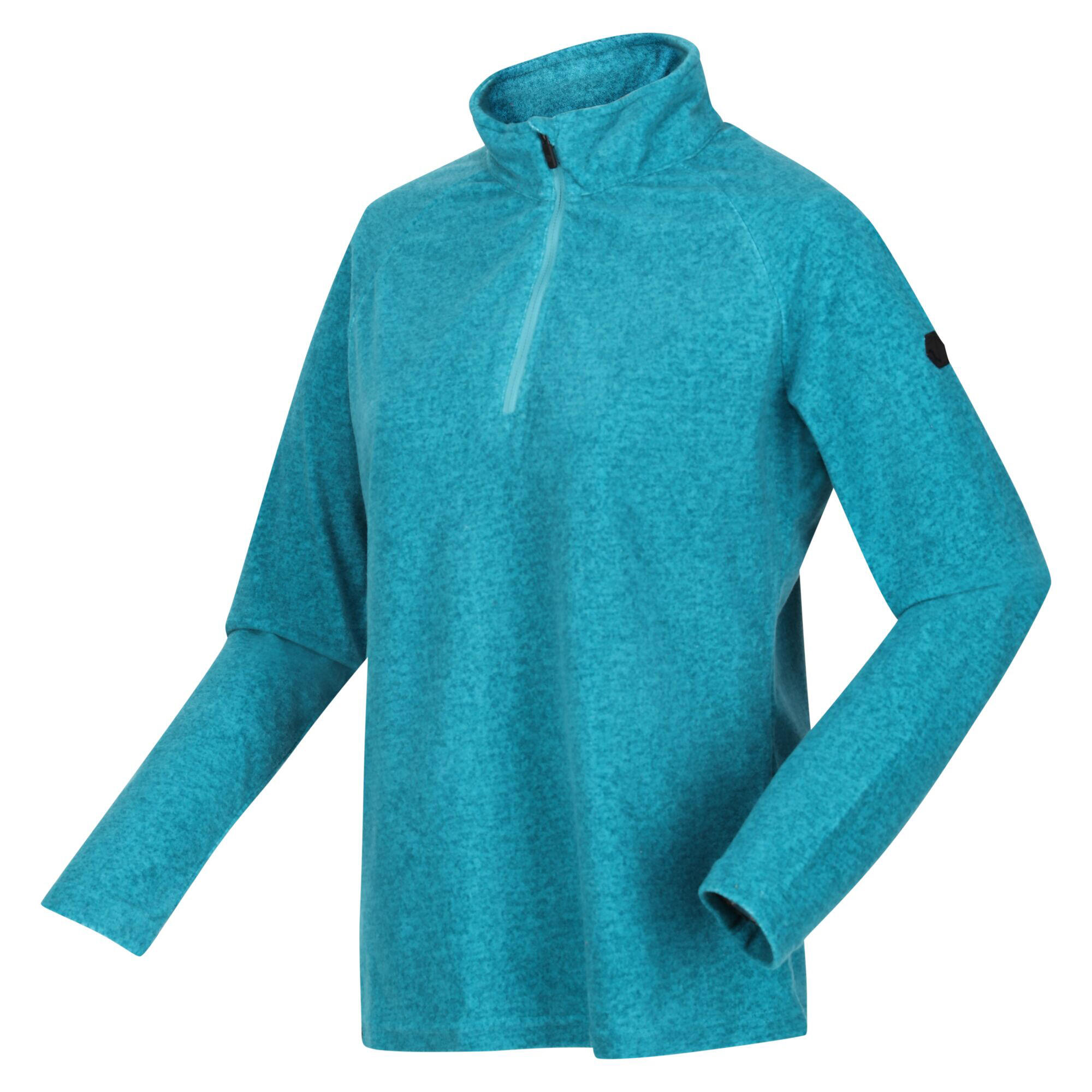 Womens/Ladies Pimlo Half Zip Fleece (Pagoda Blue) 3/5