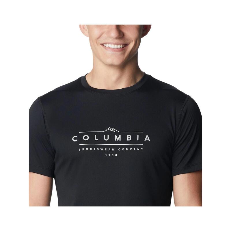 Koszulka sportowa męska Columbia Zero Rules Graphic z krótkim rękawem