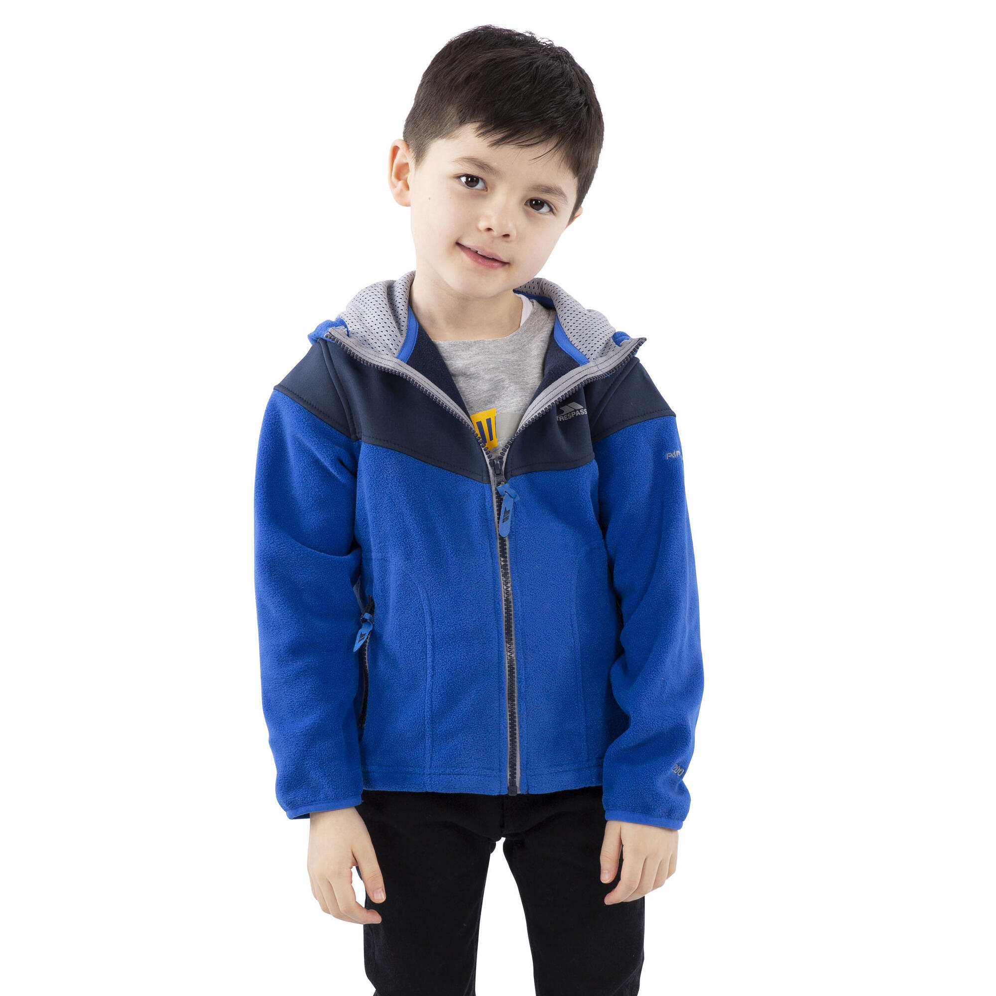 Boy's BIEBER fleece jacket (Blue)