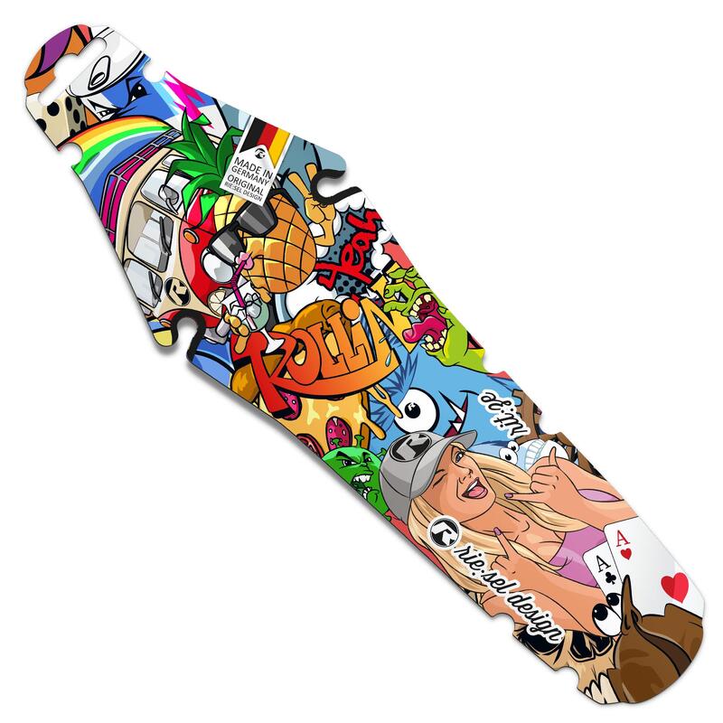 Garde-boues arrière Riesel Design RIT:ZE stickerbomb eyecatcher