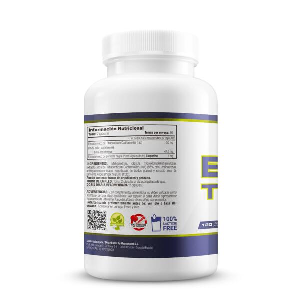 Ecdysterone (Ecdisterona) - 120 Cápsulas Vegetales de MM Supplements