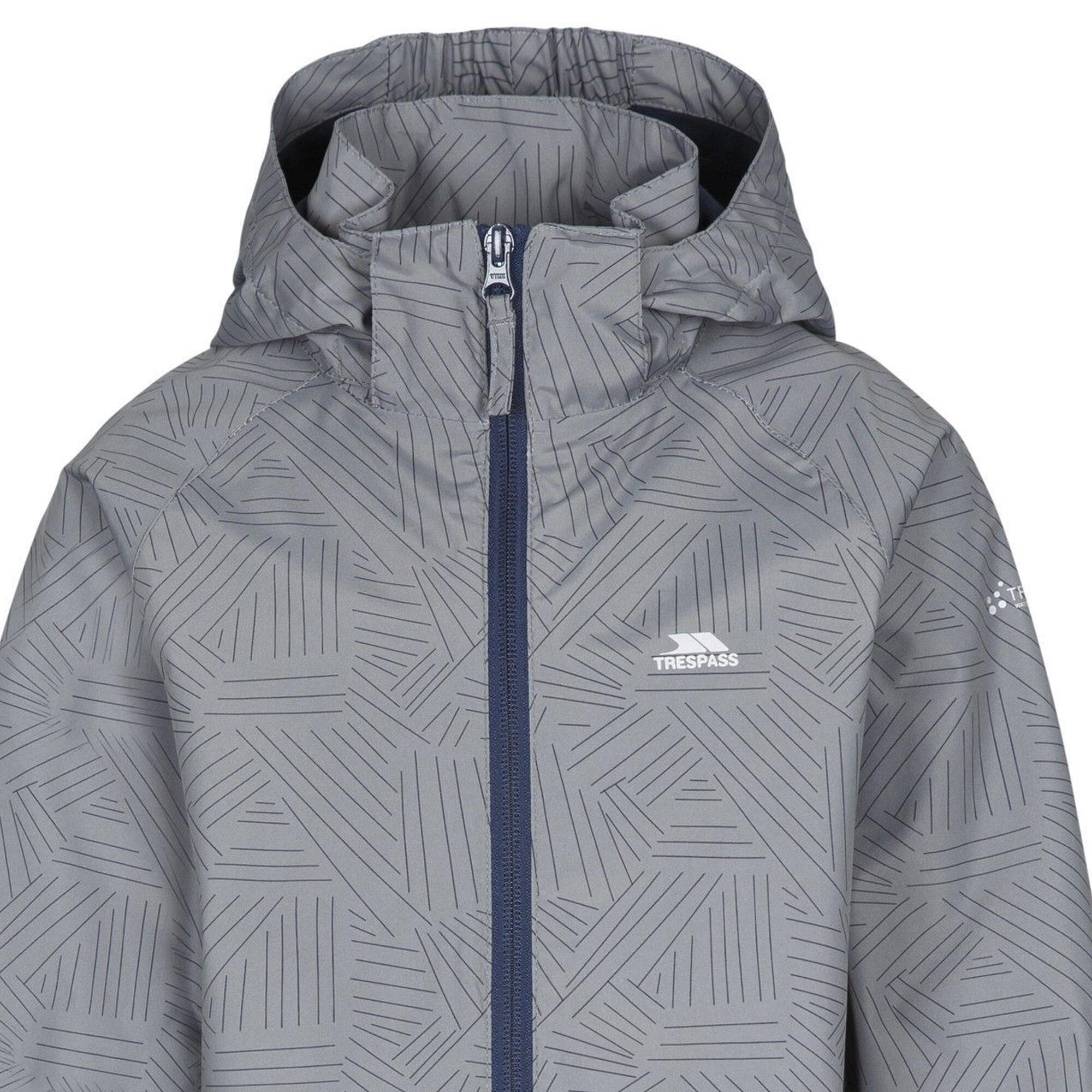 Boys' SWEEPER Waterproof Jacket (Grey)