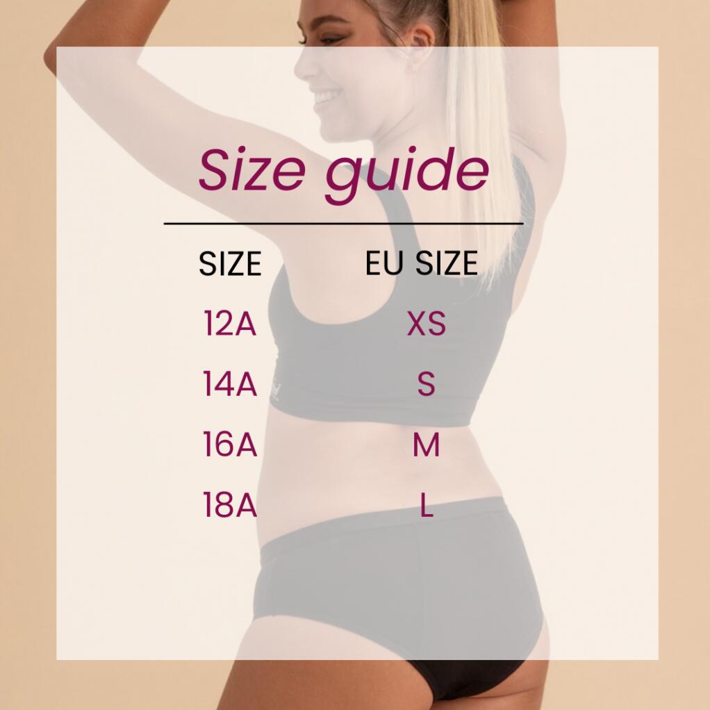 Pack 3 Culottes menstruelles flux abondant, Moons 4/7