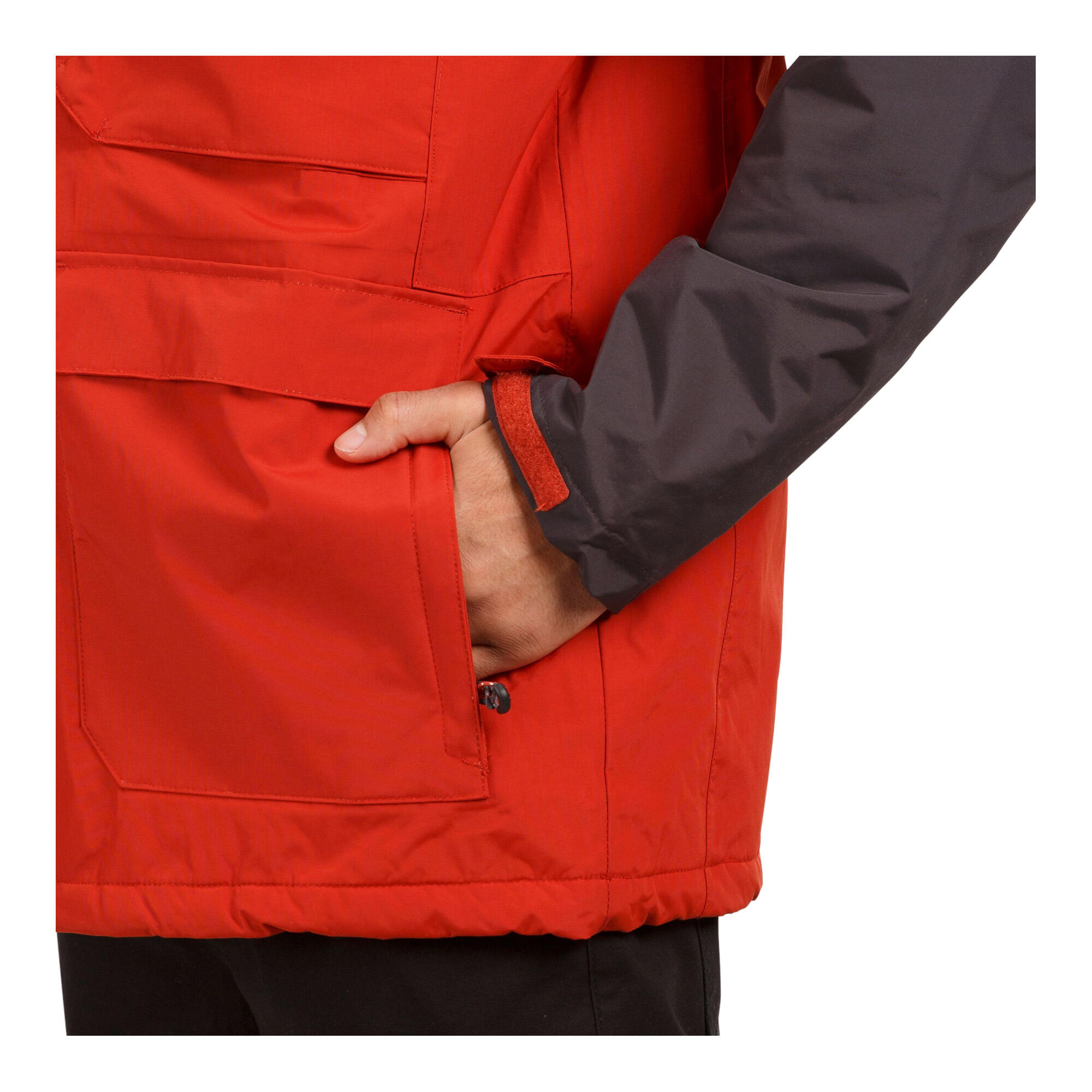 Men's HEATHRACK Waterproof Jacket (Dark Red)