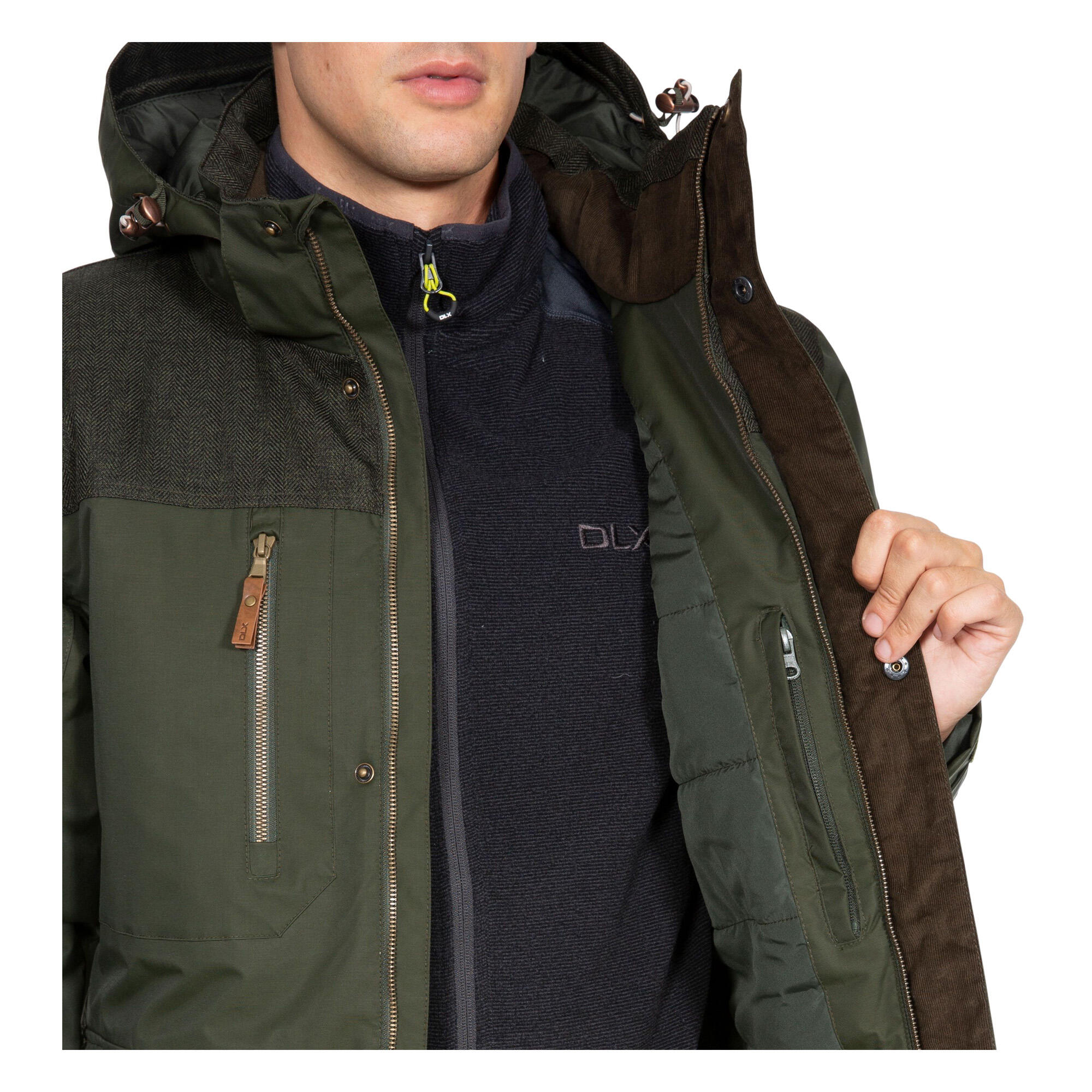 ROCKWELL Men's Waterproof Jacket (Khaki Green)