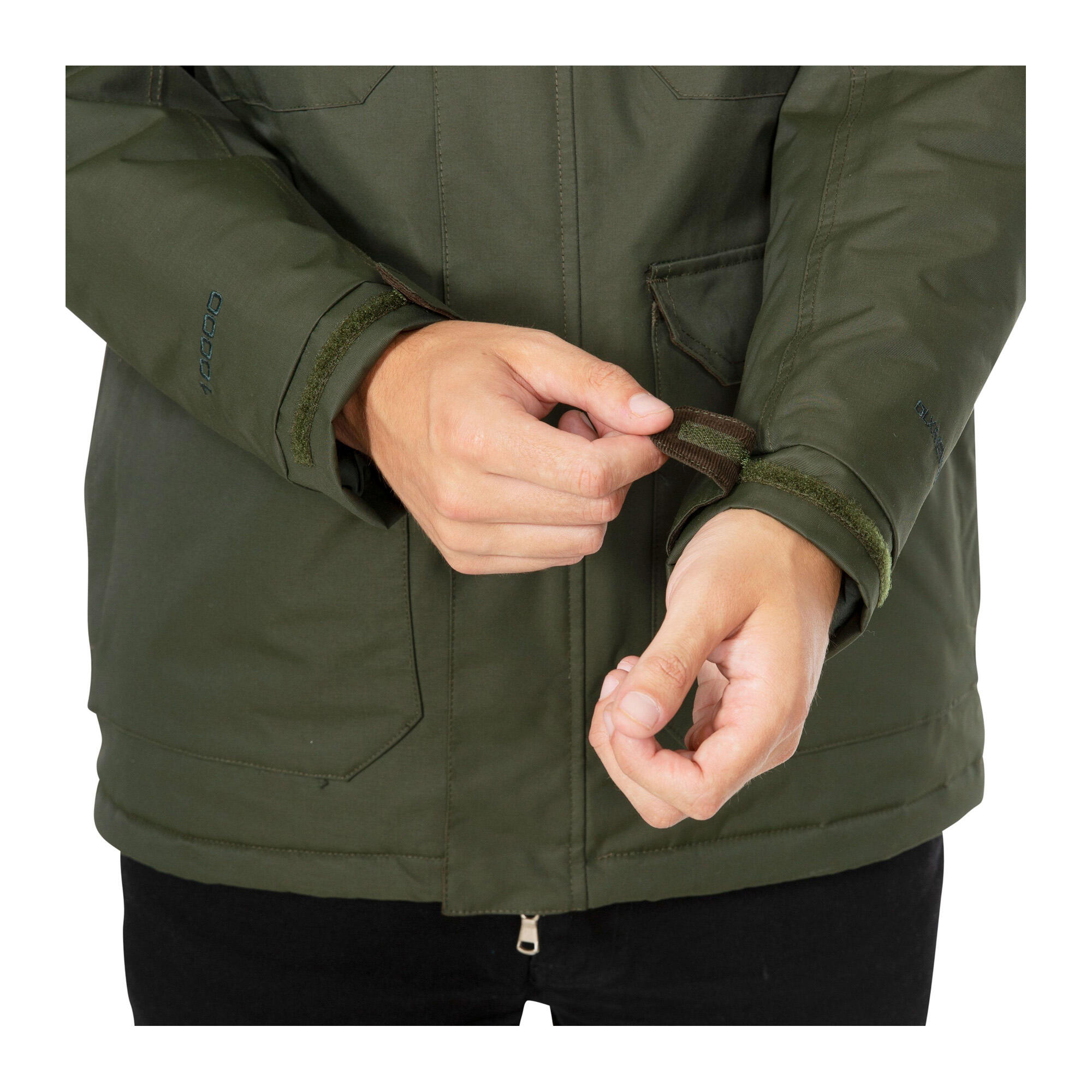 ROCKWELL Men's Waterproof Jacket (Khaki Green)