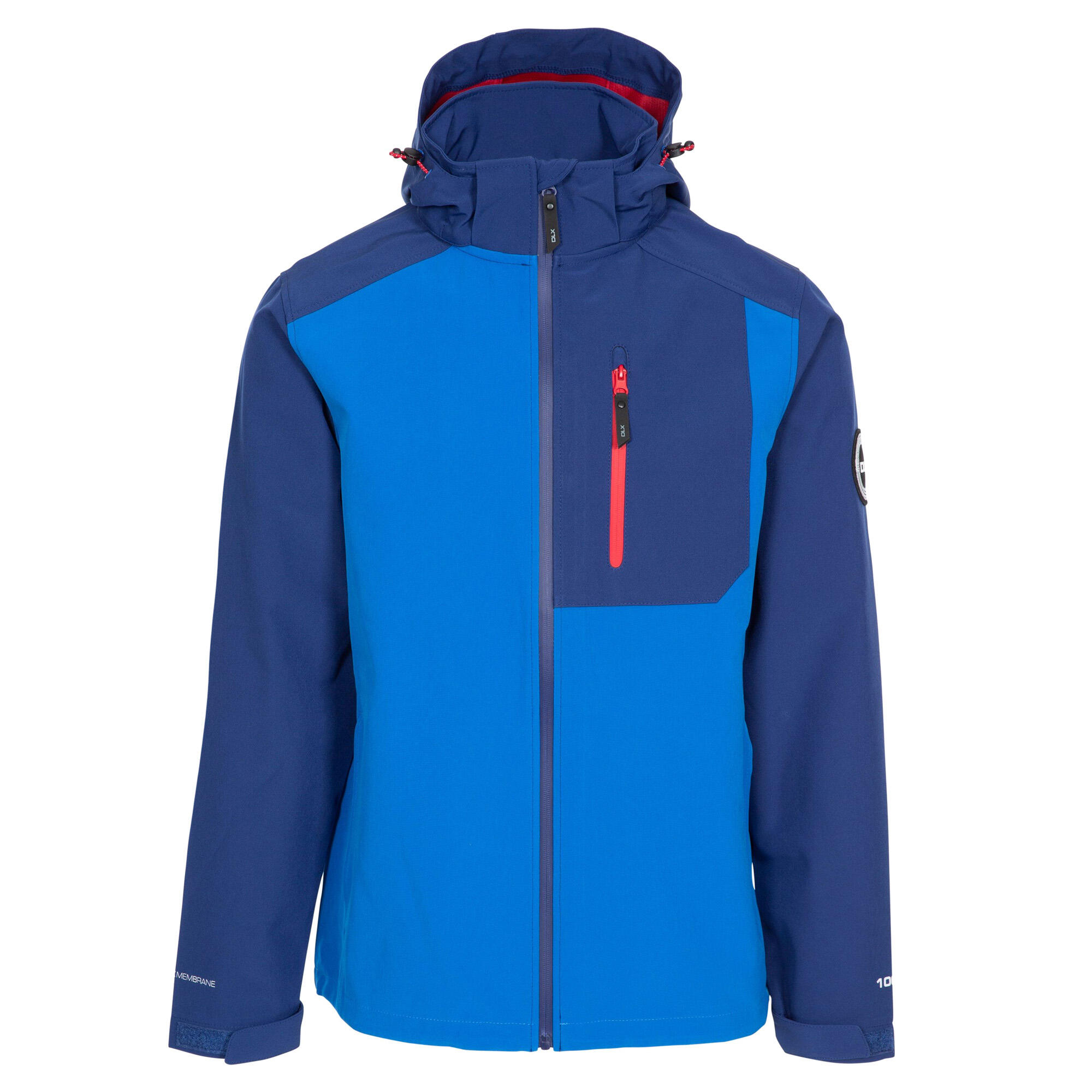 Uomo Giacca softshell impermeabile LUTZ (Blu)