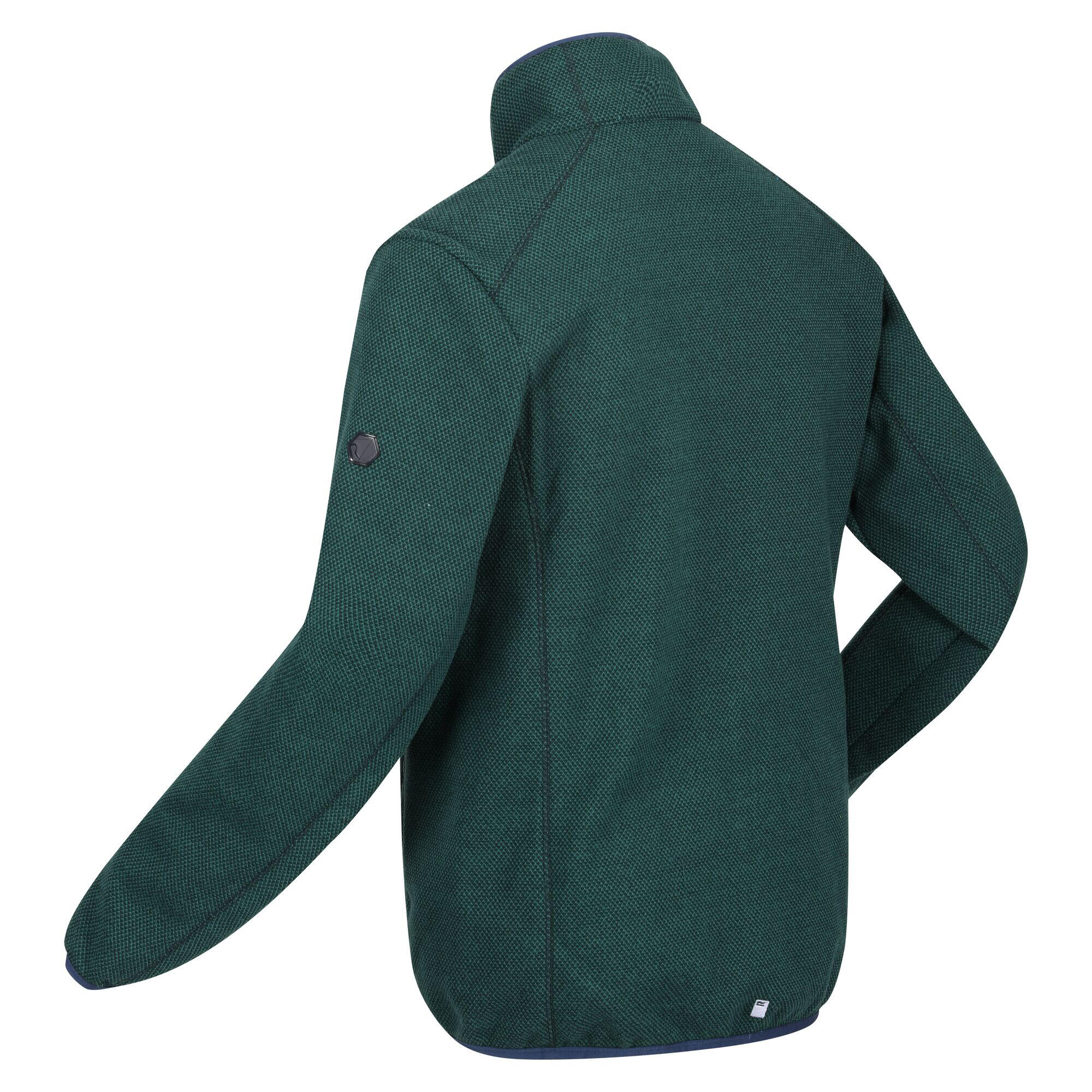 Uomo Pile con zip TORRENS (verde acqua)