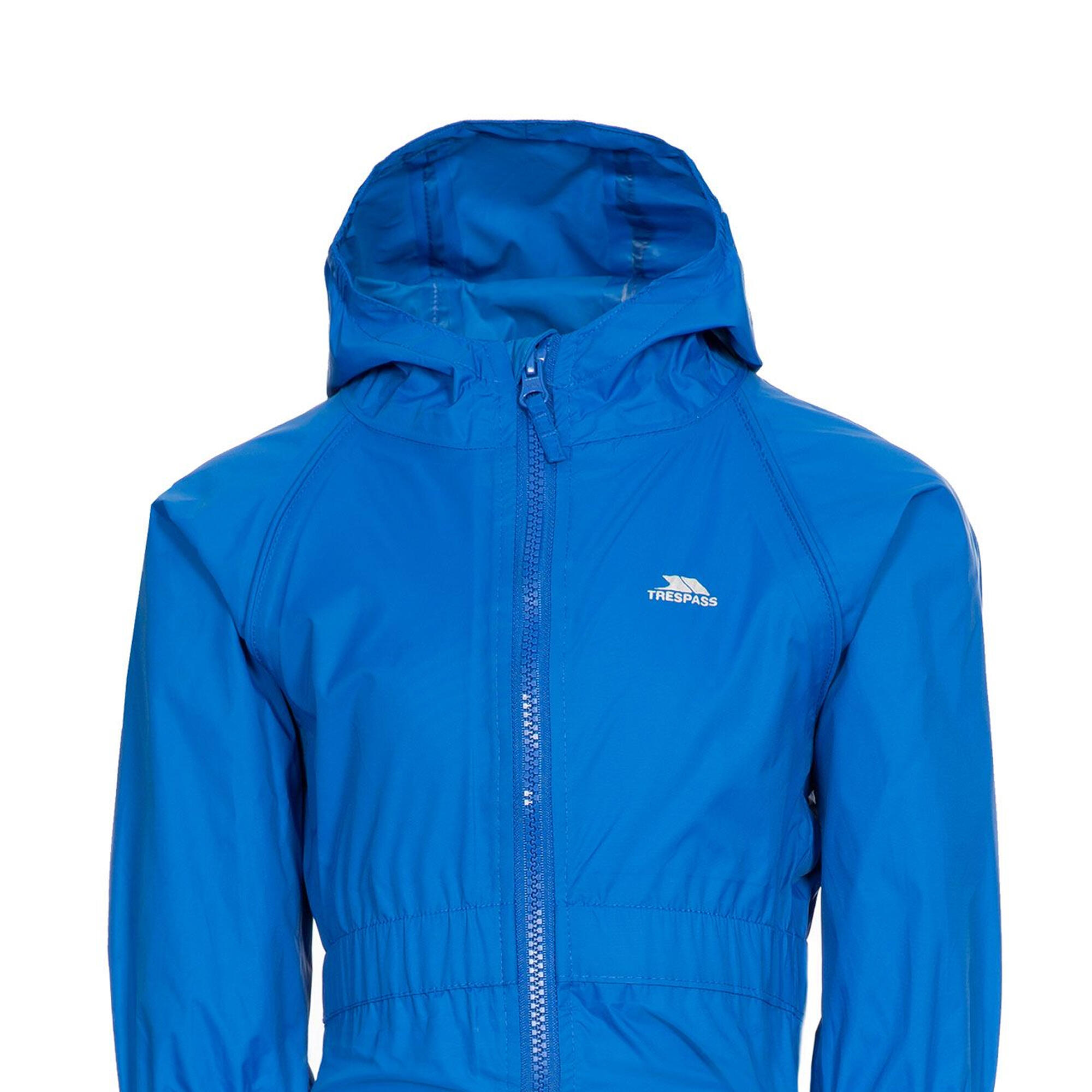 Combinaison De Pluie BUTTON Bébé (Bleu) 3/4
