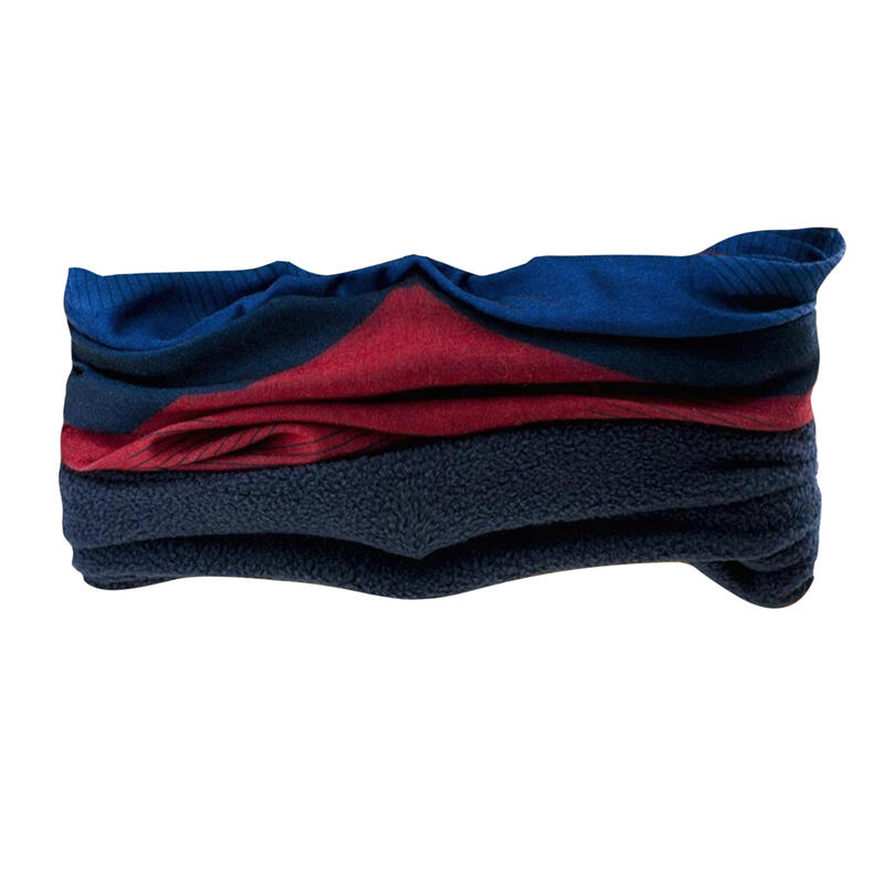 Braga de Cuello Rine Montaña para Adultos Unisex Azul, Rojo