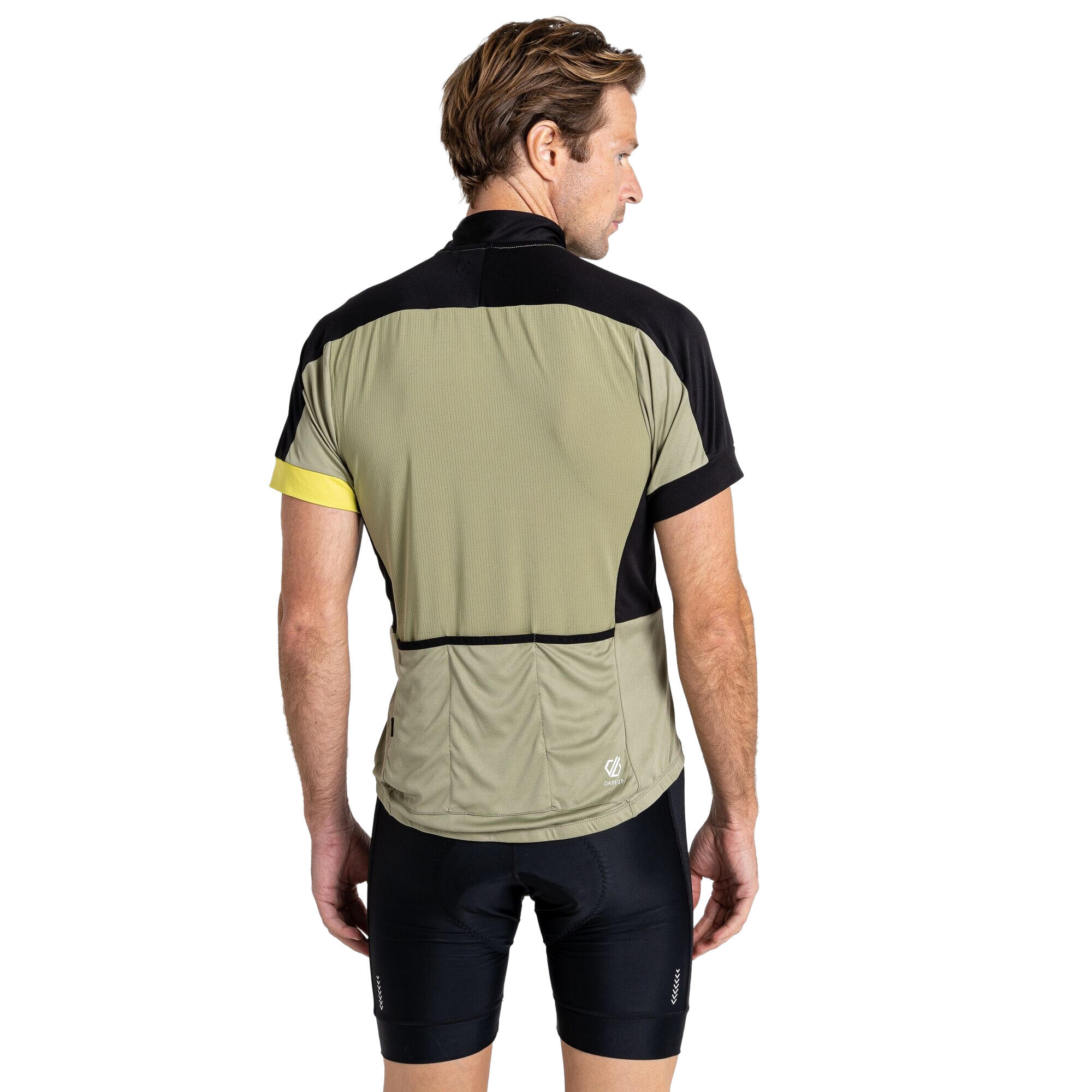 Mens Protraction II Recycled Lightweight Jersey (Oil Green/Black) 4/5