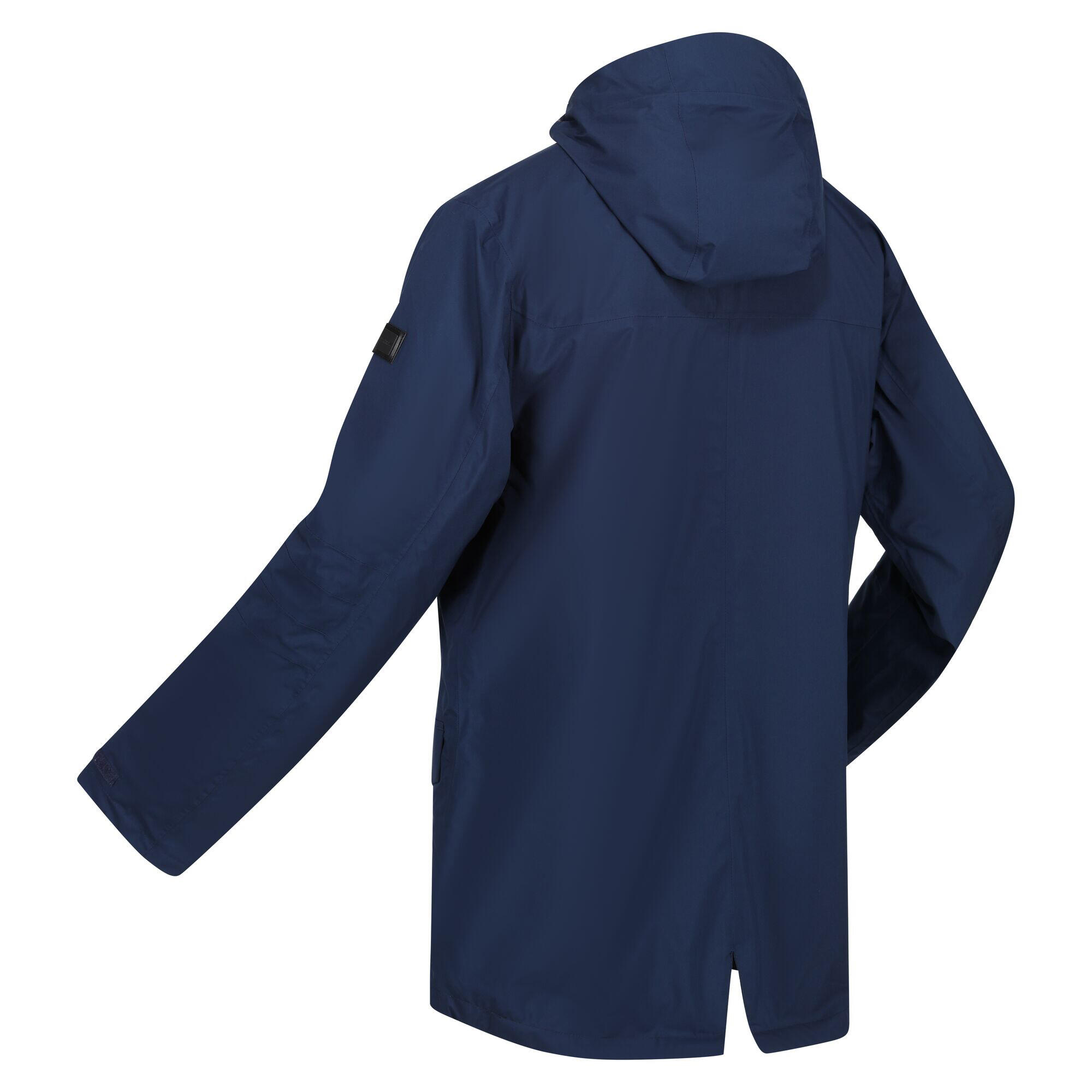 Mens Rulford Waterproof Jacket (Navy) 4/5