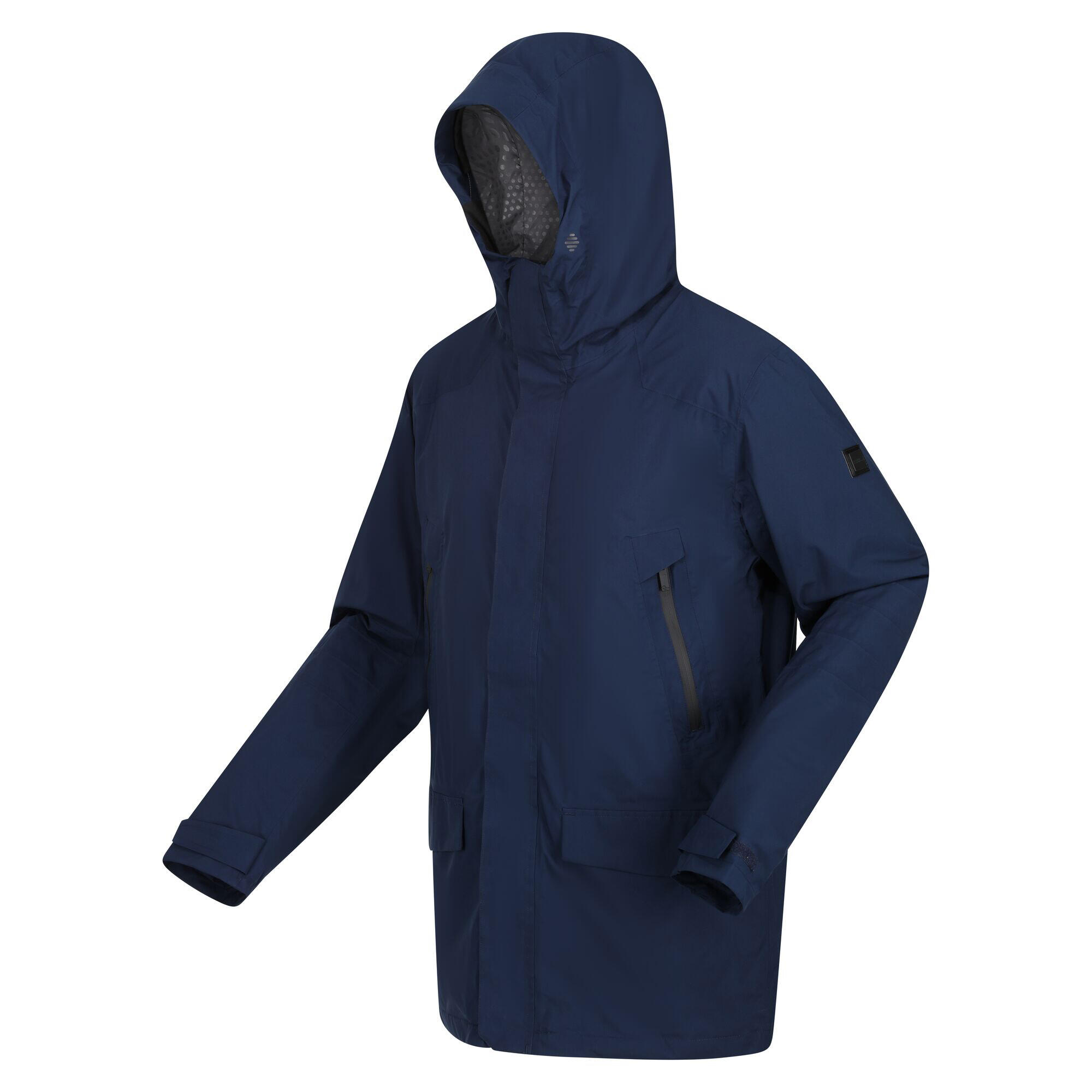 Mens Rulford Waterproof Jacket (Navy) 3/5