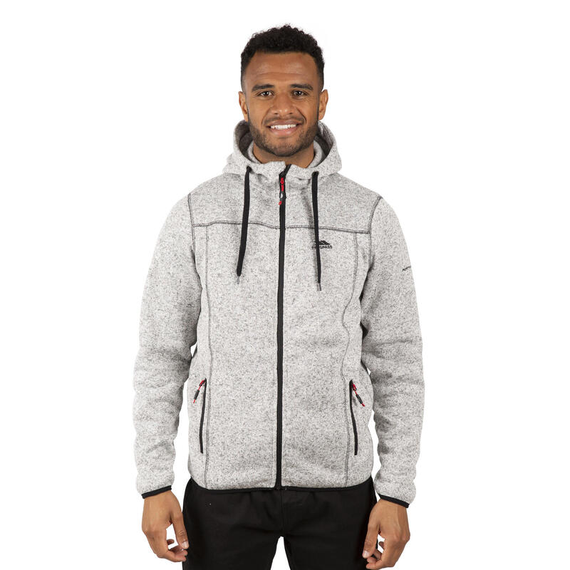 Fleecejacke Odeno Herren Weiß meliert