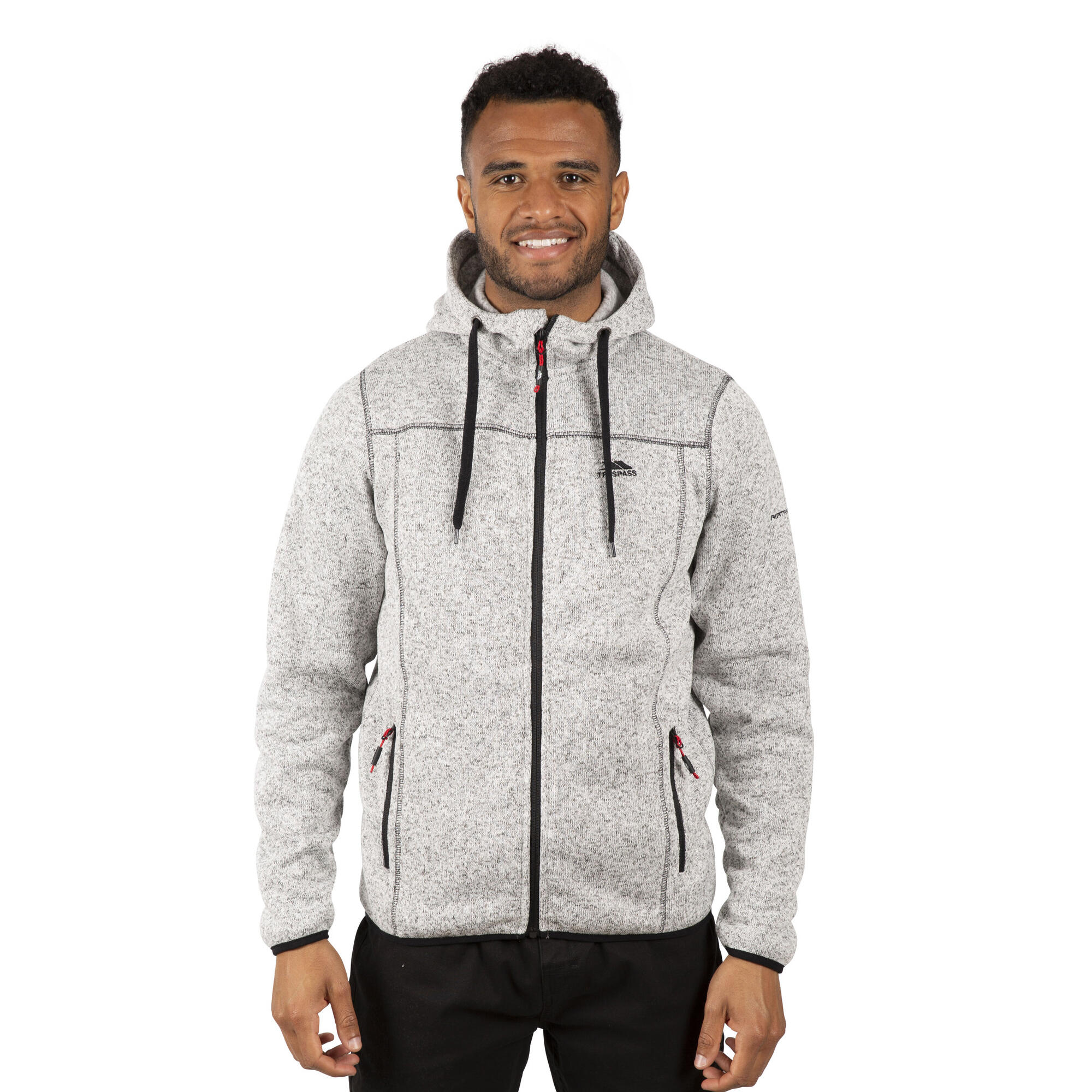 ODENO Men's Fleece Jacket (Heather Grey)