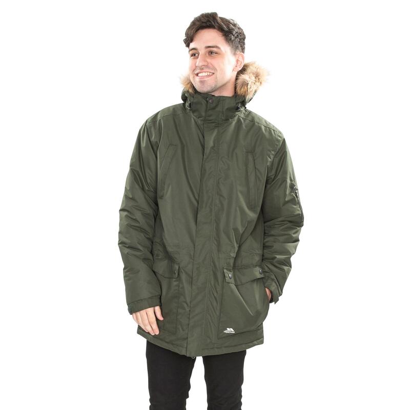 Jaydin Veste imperméable Homme (Olive)