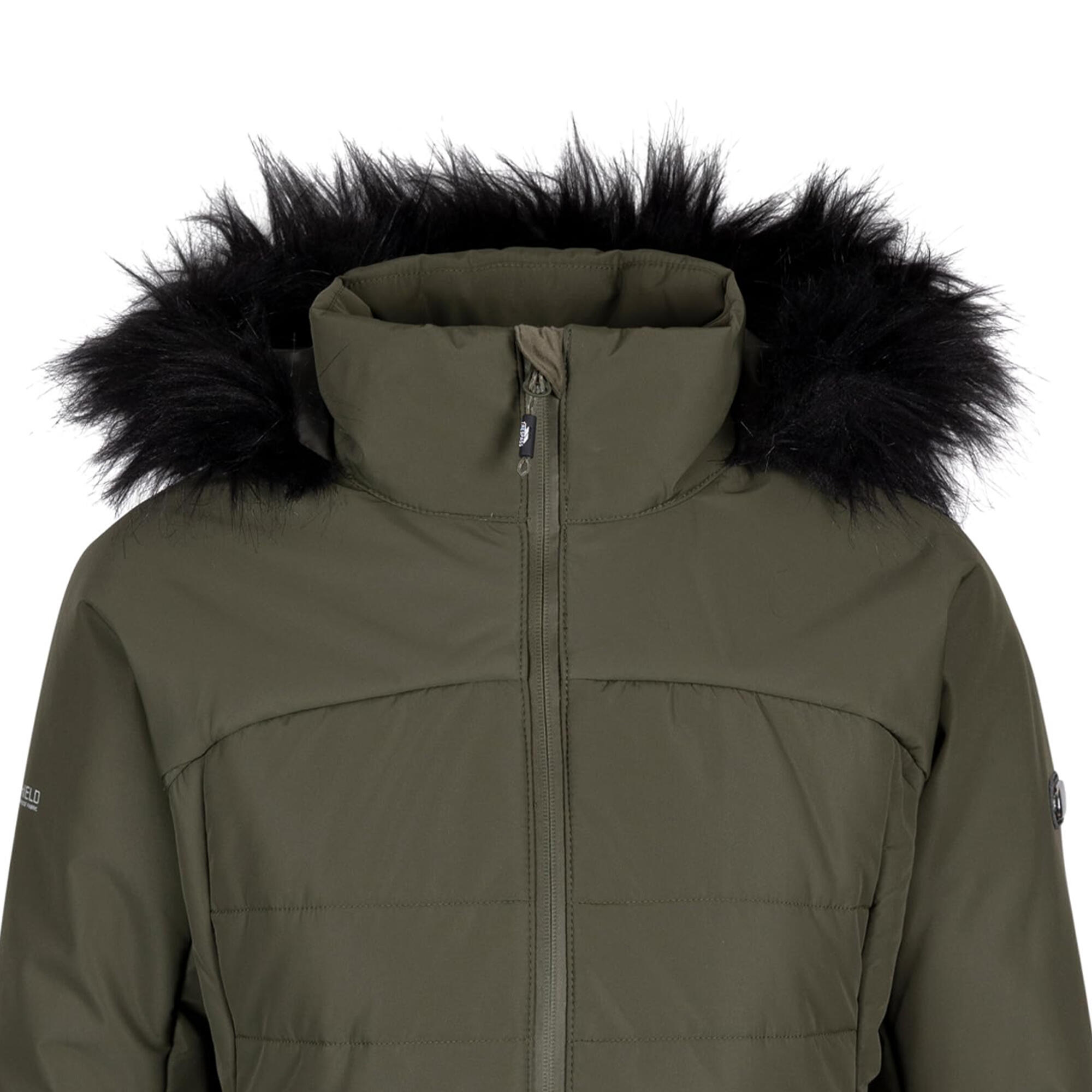 Womens/Ladies Translate Padded Jacket (Dark Vine) 3/5